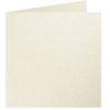 Artoz Papier Perle, Karte quadratisch 155x155 mm, doppelt, mit Falz, 250g, 100 Stück