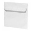 Artoz Papier perga pastell, Kuvert quadratisch, mit Haftklebestreifen, 160x160 mm, 100 Stück