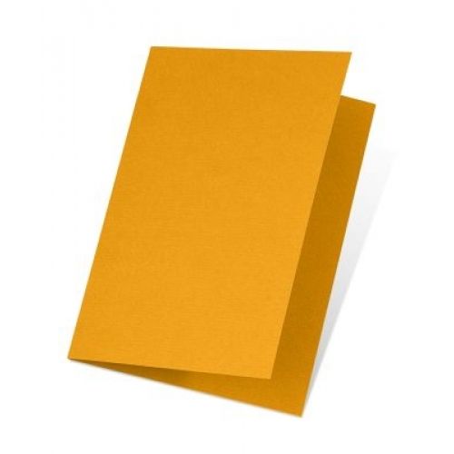 Artoz Papier - ANGEBOT - E6 Karte hochdoppelt, mango, 50 Stück