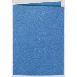 Artoz Papier Jeans, B6 Karte hochdoppel, mit Falz, 250g, 100 Stück
