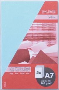 Artoz Serie S-Line Karte A7 einfach, 200g, 1 VKE = 60 Stück