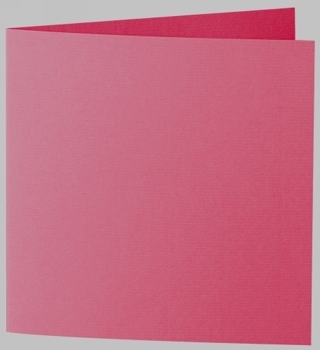 Artoz Papier - ANGEBOT -1001, Karte quadratisch 155x155, purpurrot, 50 Stück