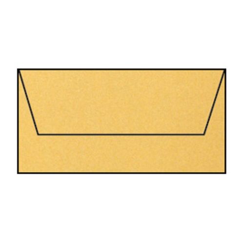 Rössler Papier FinePaper, DL Kuvert, gold metallic, 100 Stück
