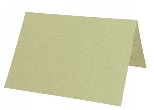 Artoz  Papier - ANGEBOT - Perle Tischkarte doppelt pistache - 100 Stück