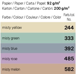 Artoz Papier Serie Green Line Pastell